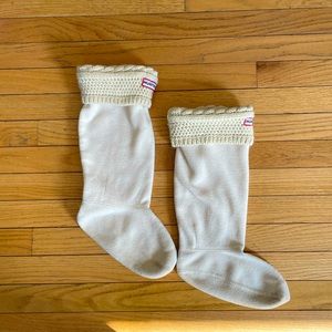 HUNTER Knitted Cuff Tall Boot Socks